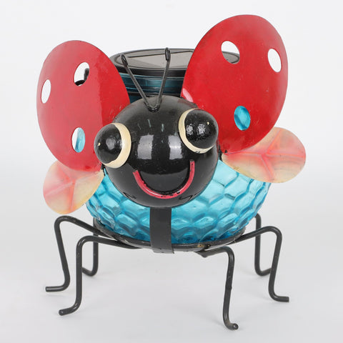 5*5*5.75''Beetle Glass Hanging Cup Deocr