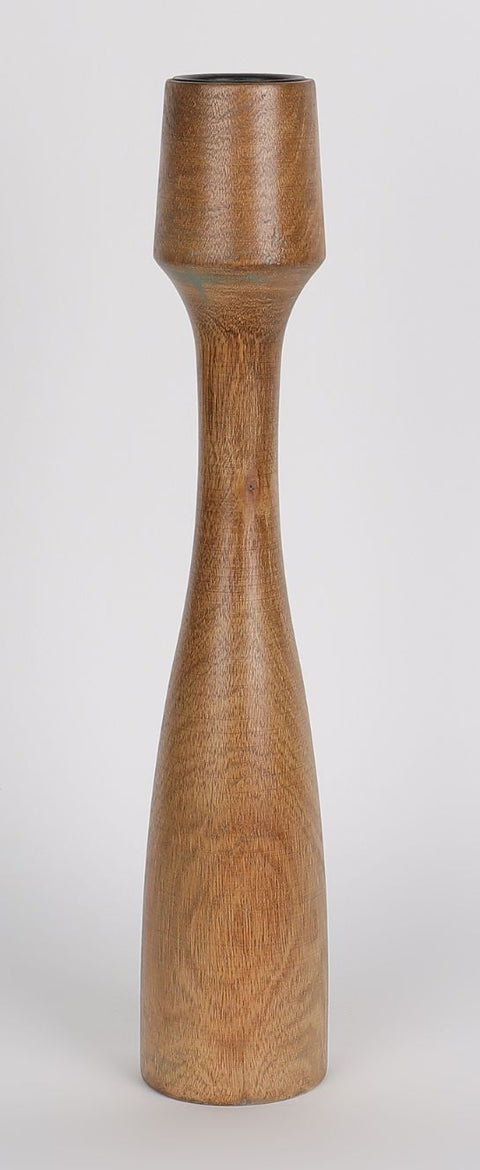 2.875''X2.875"X15''Wood Candle Holder