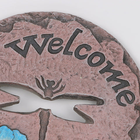10.5*0.75''Ceramic "Welcome" Table Décor