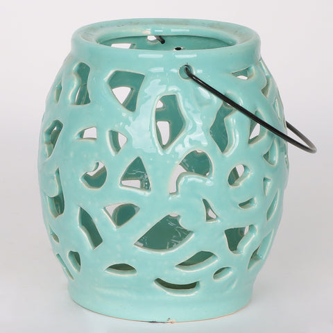 4.5*5''Lt Grn Candle Holder