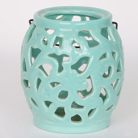 4.5*5''Lt Grn Candle Holder