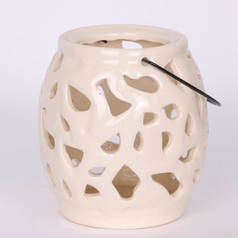 4.5*5''Beige Candle Décor