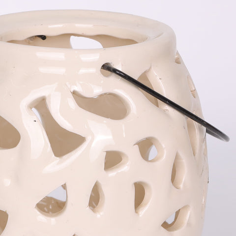 4.5*5''Beige Candle Décor