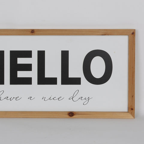 23.625*0.75*11.75‘’"Hello" Wall Décor