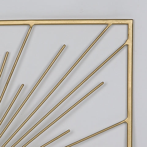 15.75*0.25*15.75‘’Gold Metal Wall Décor
