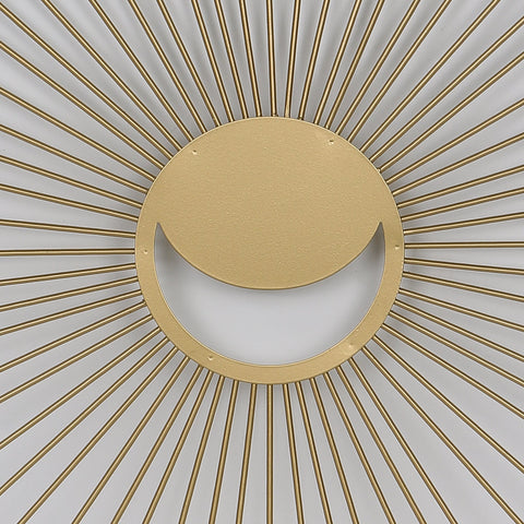 15.75*0.25*15.75‘’Gold Metal Wall Décor