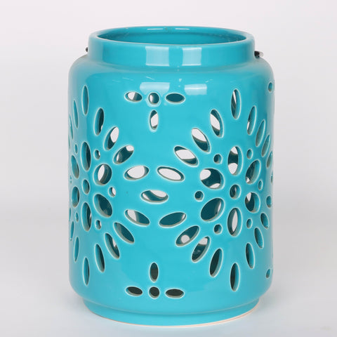 6.125*8‘’Blue Candle Holder Décor