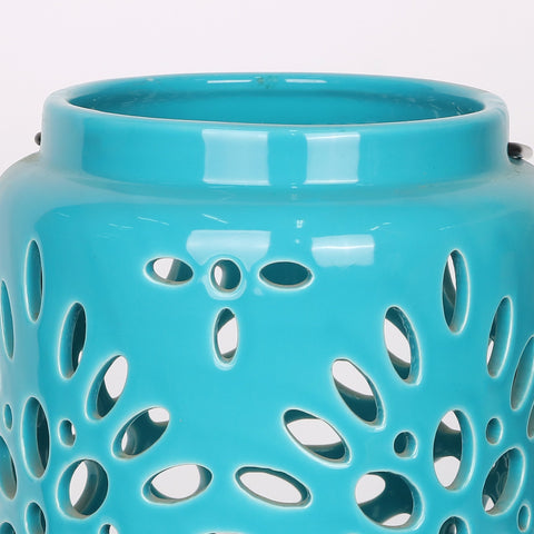 6.125*8‘’Blue Candle Holder Décor