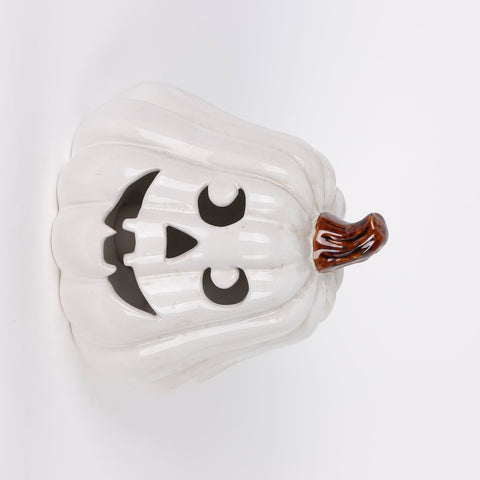 7.5IN HALLOWEEN PUMPKIN W/LITE TABLE TOP