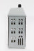 3.25 X 3.25 X 7.50"H Lighted Silver Plating Ceramic House