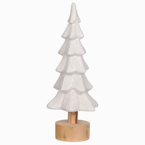 13.5 Inch White Tree Décor