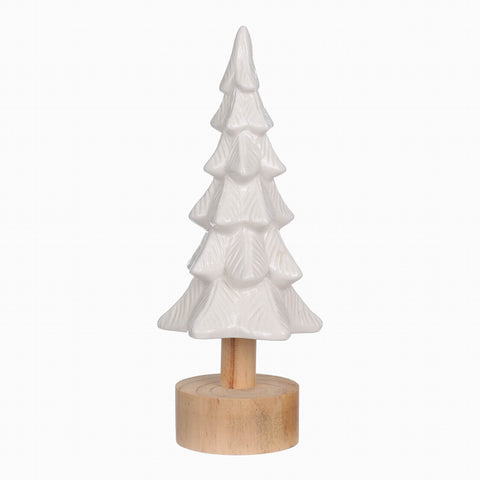 12 Inch White Tree Décor