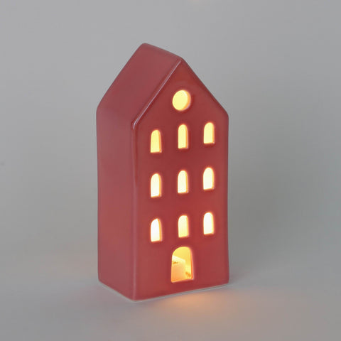 2.25X1.75X5.25In Lighted House Décor