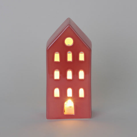 2.25X1.75X5.25In Lighted House Décor