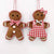 4.5 X 5.75 X 1.5"H Fabric Gingerbread Boy/Girl Ornament