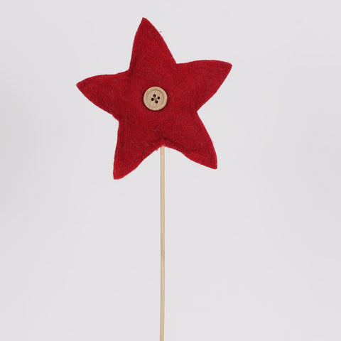CHRISTMAS MT23 10IN FABRIC PICK 1 PDQB - RED STAR