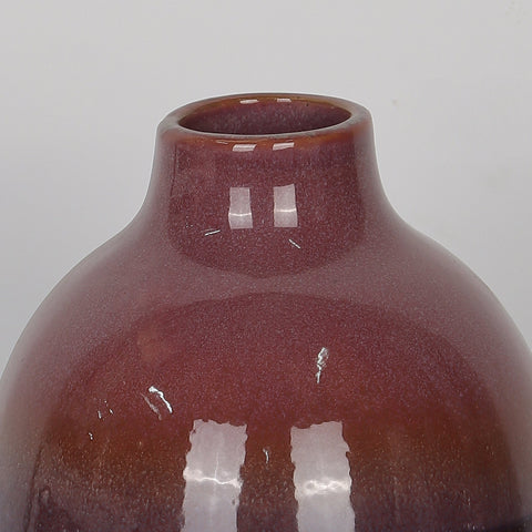 5.5*9.5‘’Savvy Ceramic Vase Reactive Glaza