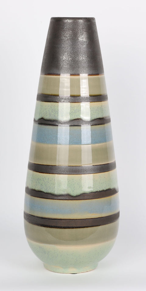 6.5''x16.5'' Multi Striped vase