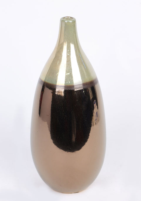 3.75''x10'' Gold/copper table vase
