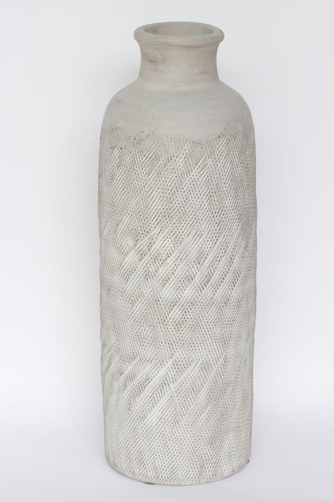 6.875x19.5in Ceramic Vase décor