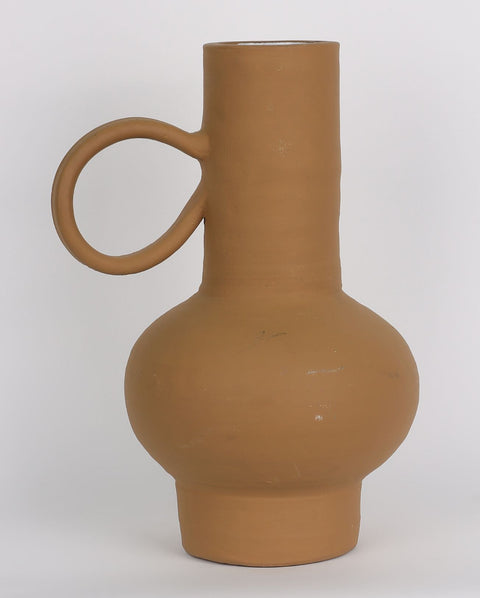 Ceramic Floral Pot Décor 10''X8''X14''