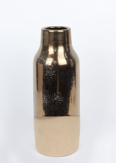 5.5''x14'' Gold table vase