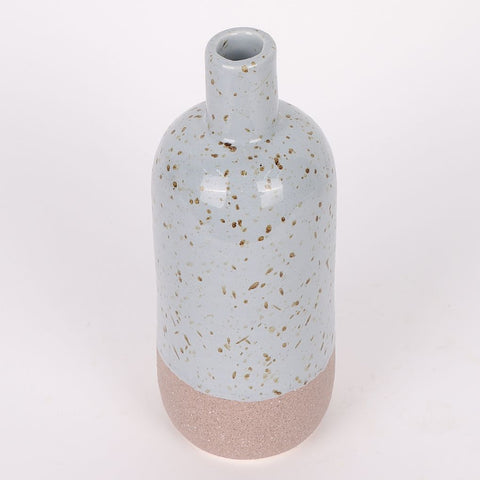 Bottle Floral Vase Décor 2.875" W X2.875" L X7" H