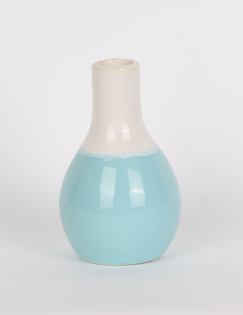 Sea Gourd in Ceramic Vase Decoration 3.25"W X3.25"L X5.75"H