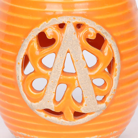 3.75*5.25'' Orange Vase Décor