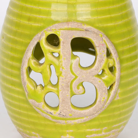 3.75*5.25''Grn Vase Décor
