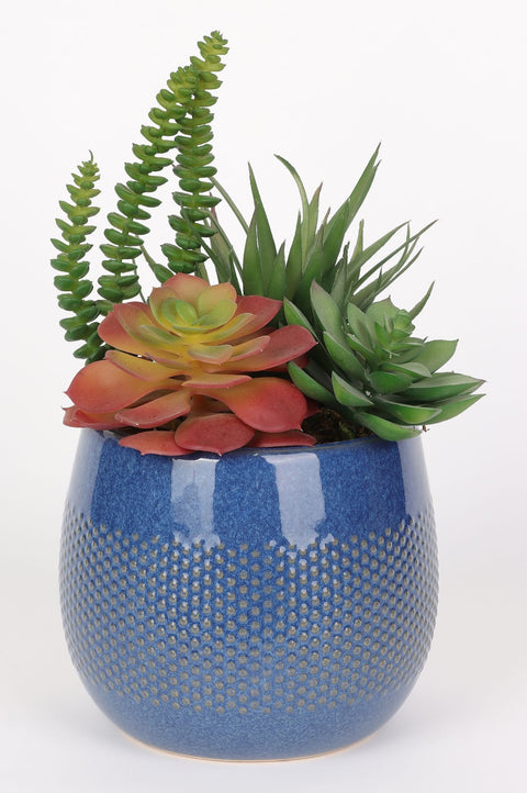 6.25*10.5''Greenery Succulent Arrangement Décor