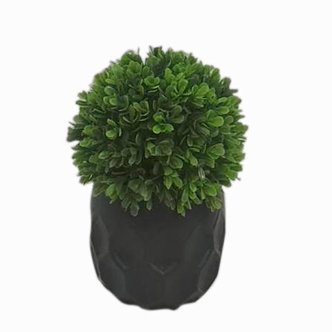 Faux Boxwood Greenery Décor - Elegant 6x9.5 Inches