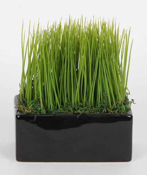 4.75*2.75*5.75'' DANS UN VASE AVEC DÉCOR D'HERBE ARTIFICELLE