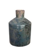 Glossy Ceramic Bottle Floral Vase Décor 3.75''W X3.75"L X5.75''H